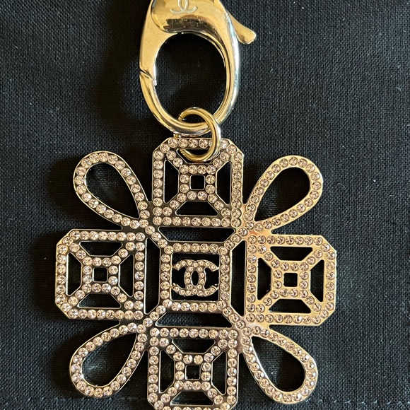 Chanel 2017 Pink Crystal Lanyard Silver Hardware - Picture 2 of 9